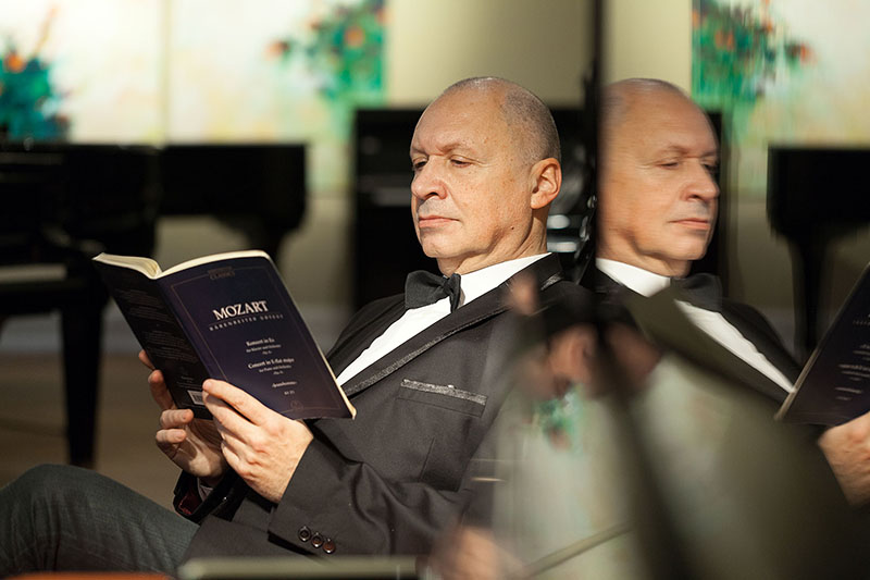 Der Pianist Prof. Boris Bloch im November 2012 in Köln